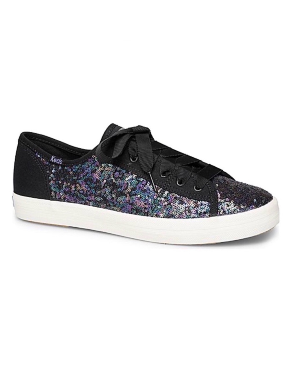 Keds Black Sequin Kickstart Sneakers